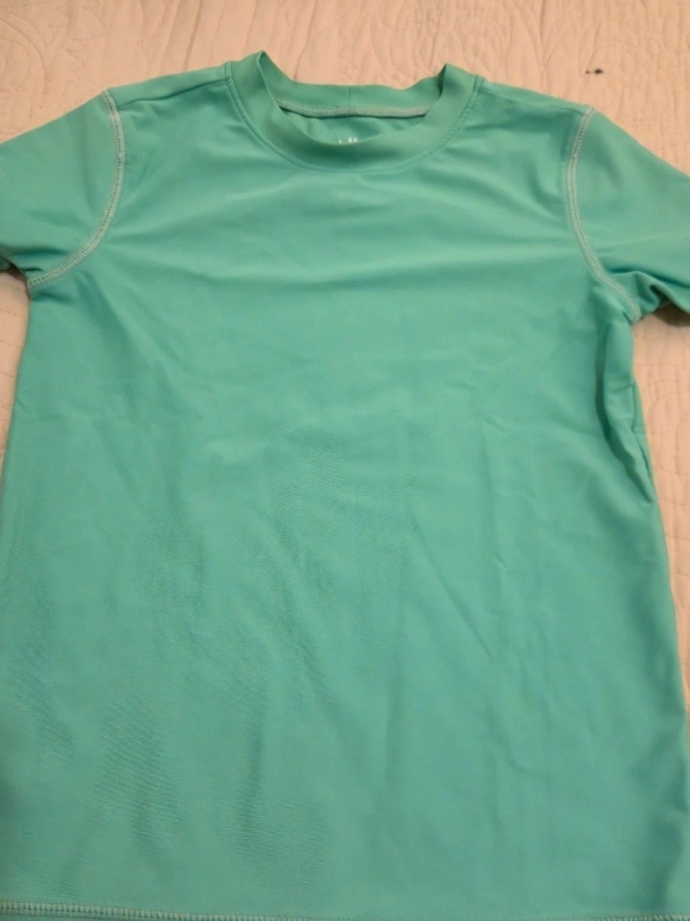 Primary Light Blue Rash Guard Top - Picture 4 of 10